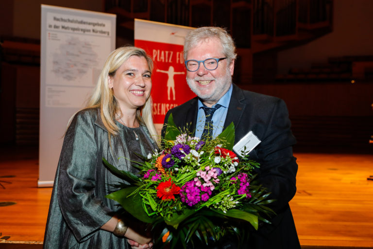 11. Wissenschaftstag 2017, Bamberg, Eröffnung durch Gesundheitsministerin Huml und Prof. Ruppert, Foto: Hoch