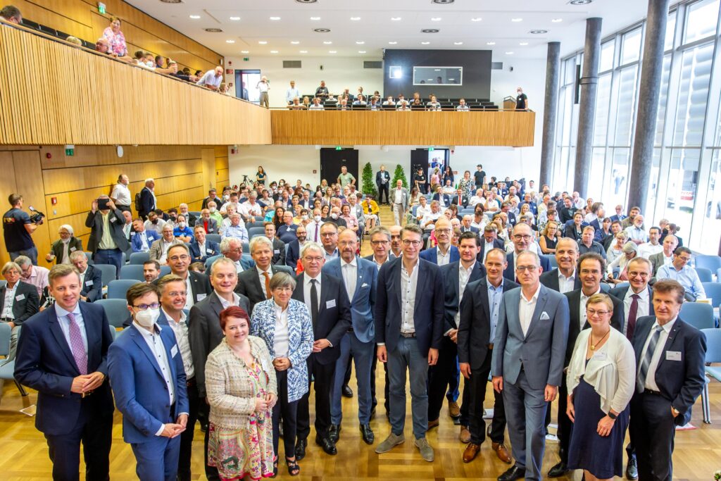 Gruppenfoto beim Wissenschaftstag