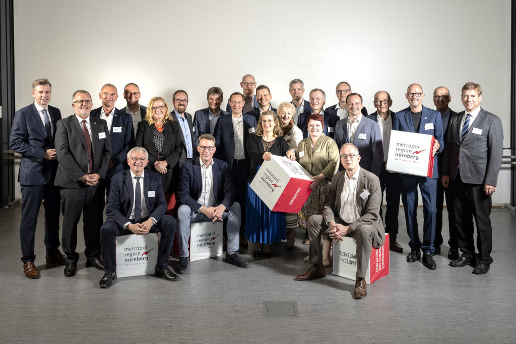 Gruppenfoto der wichtigsten Gäste und Speaker*innen des Wissenschaftstages